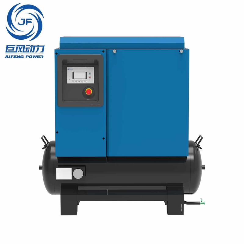 8-16bar 10hp 220v हटाने योग्य एकल-चरण स्थायी चुंबक पेंच हवा कंप्रेसर 490-980 L/min विस्थापन के साथ