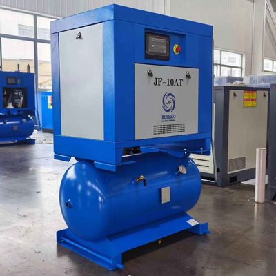 एयर रिसीवर टैंक के साथ 2-इन-1 इंटीग्रेटेड स्क्रू एयर कंप्रेसर